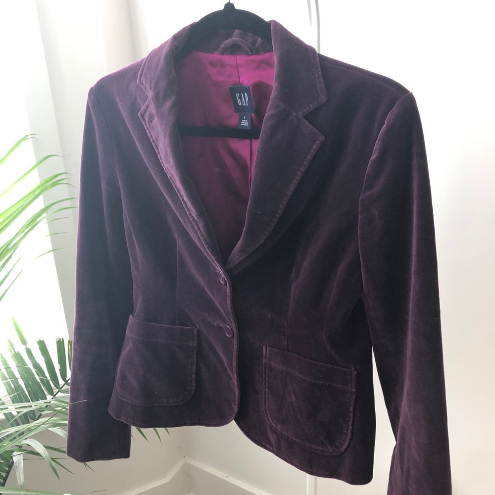 Long Sleeve VELVET Blazer Jacket